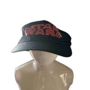 Star Wars Baseball Cap Unisex w Raised Logo One Size Fits Most Black